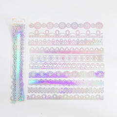 10pcs gold color stickers