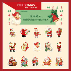 30pcs beautiful day christmas series stickers