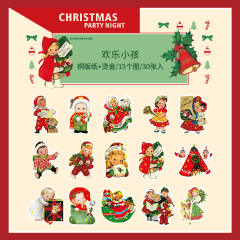 30pcs beautiful day christmas series stickers