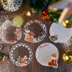 10pcs set christmas series stickers