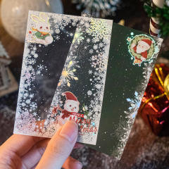 10pcs set christmas series stickers