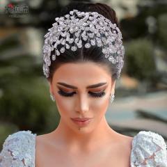 Luxury handmade crystal wedding headband