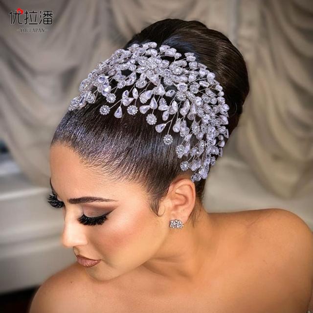 Luxury handmade crystal wedding headband