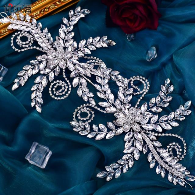 Creative wedding diamond bridal hair pieces