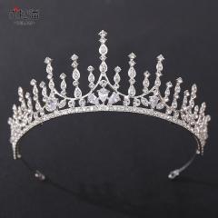 Elegant diamond wedding crown