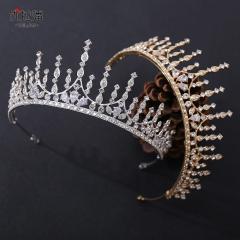 Elegant diamond wedding crown
