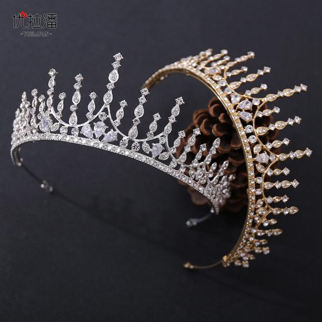 Elegant diamond wedding crown