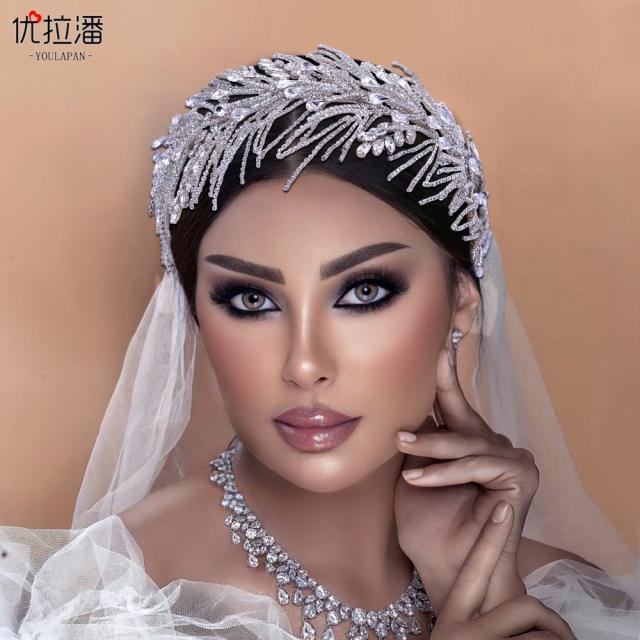 Luxury diamond wedding hair pieces