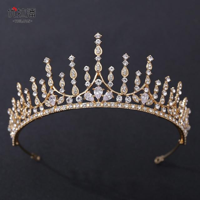 Elegant diamond wedding crown