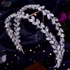 Occident fashion luxury diamond wedding headband