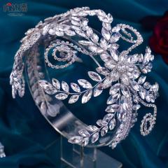 Creative wedding diamond bridal hair pieces