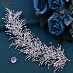 Luxury diamond wedding hair pieces