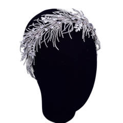 Luxury diamond wedding hair pieces