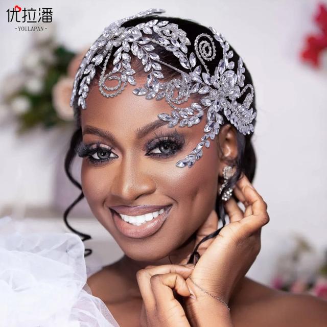 Creative wedding diamond bridal hair pieces