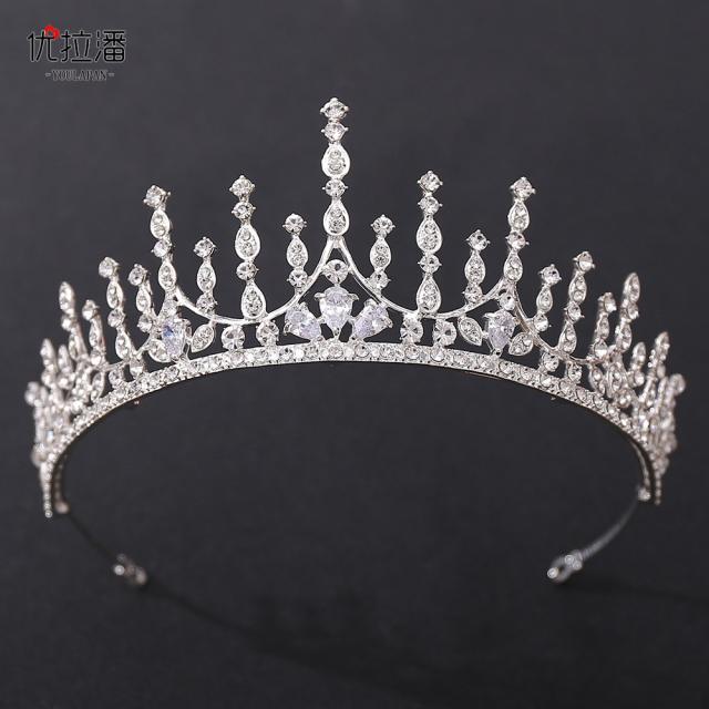 Elegant diamond wedding crown