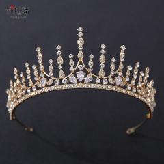 Elegant diamond wedding crown