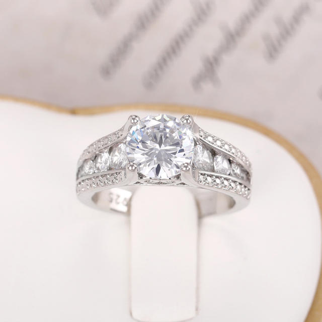 Classic wedding diamond rings