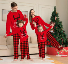 Ebay hot sale red color christmas pajamas