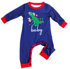 Occident fashion dinosaurs pattern christmas pajamas
