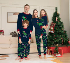 Occident fashion dinosaurs pattern christmas pajamas