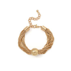 Punk trend personality ball choker necklace