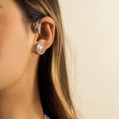 Creative unique design diamond ear wrap