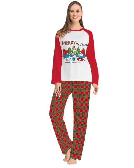 Cartoon letter christmas pajamas