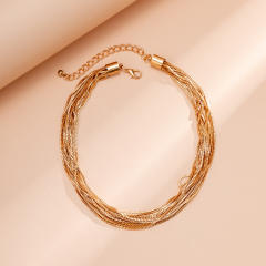 Punk trend personality ball choker necklace
