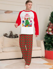 Eaby hot sale red plaid pattern christmas pajamas