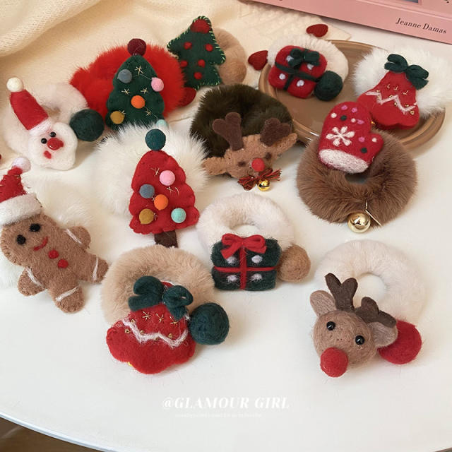 Christmas sereis cute scrunchies