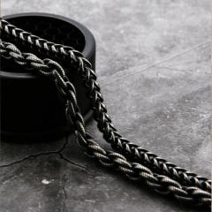 Hiphop rock and roll stainless steel chain bracelet for men
