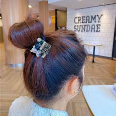 Luxury color crystal statement baroque snap hair clips hair ties