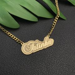 Occident fashion custom stainless steel necklace