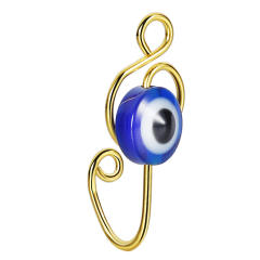 Hot sale blue color evil ey nose pin