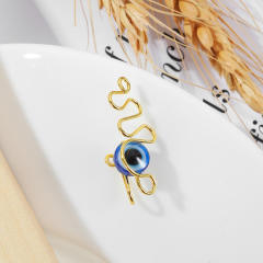 Hot sale blue color evil ey nose pin