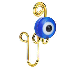 Hot sale blue color evil ey nose pin