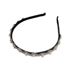 French ternd baroque pearl beads thin headband