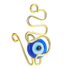 Hot sale blue color evil ey nose pin