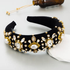 Baroque trend padded headband