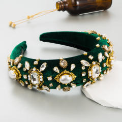 Baroque trend padded headband