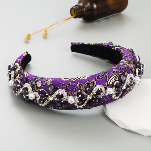 Vintage baroque padded headband