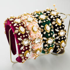 Baroque trend padded headband