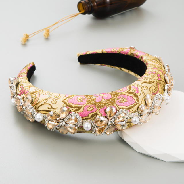 Vintage baroque padded headband