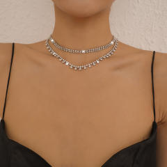 Occident fashion diamond choker necklace