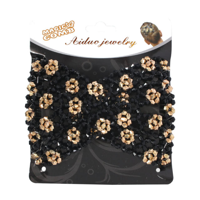 Occident fashion creative beaded magic hair claw clips