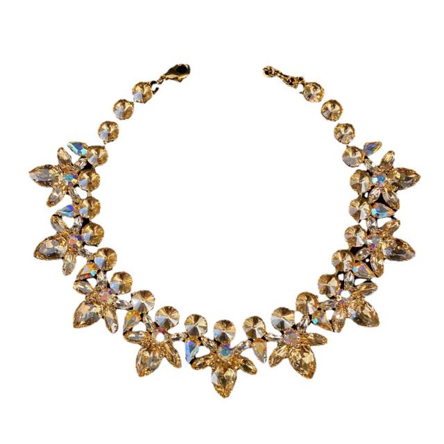 Occident fashion personality diamond choker necklace