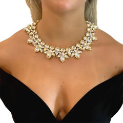 Occident fashion personality diamond choker necklace