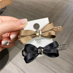 Korean fashion ins diamond bow duckbill hair clips