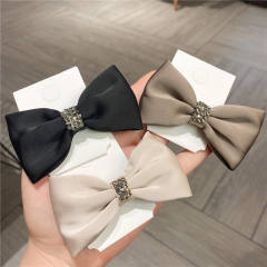 Korean fashion elegant bow french barrette hair clips