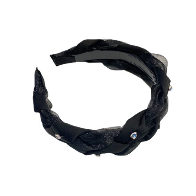 Occident fashion satin braid headband